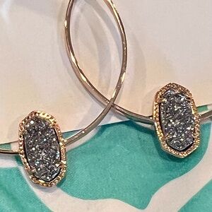 NWT Rare & Retired Kendra Scott Elora Earrings Nordstrom’s Exclusive Platinum RG